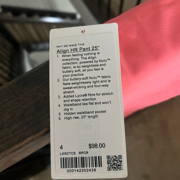 Lulu lemon align legging 25” - never worn - Picture 1 of 3